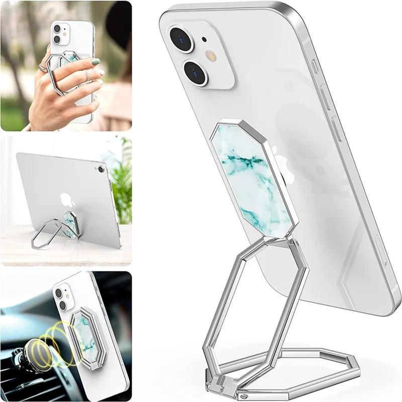 Universal Metal Phone Ring Holder Kickstand 360 Rotation Back Foldable Desk Stand for iPhone iPad Tablet Soporte Para Celular