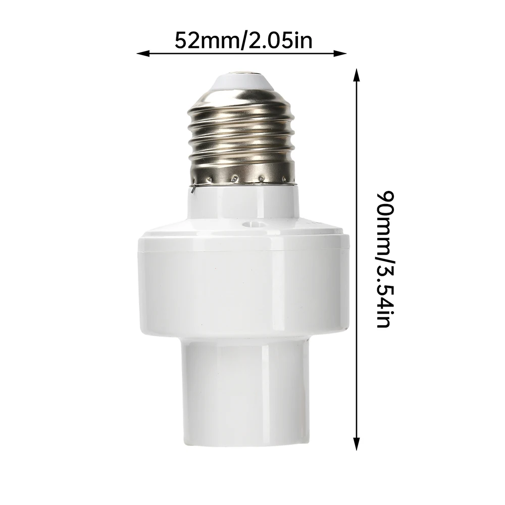 Smart Bluetooth -compatible Light Socket E27 Bulb Adapter Lamp Holder Base AC85-265V Smart Life App Controller