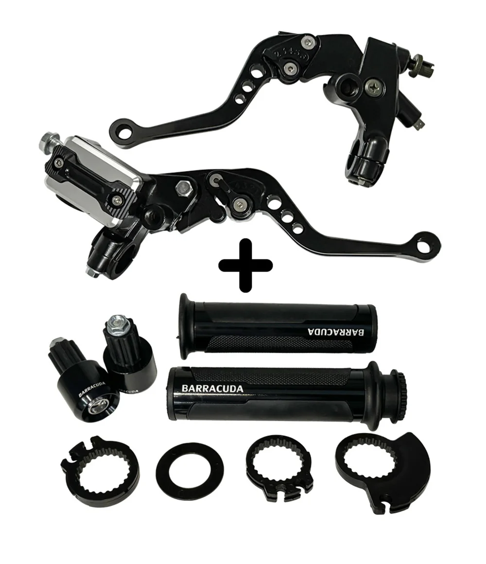 

7/8 Универсальный главный тормозной цилиндр мотоцикла 22 мм с ЧПУ, гидравлический рычаг сцепления, регулировка тормозной муфты, ручка для Honda Yamaha