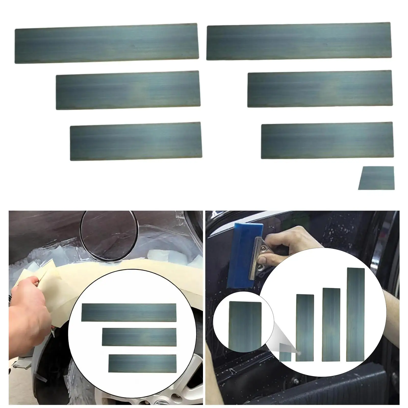 

Auto Body Filler Spreader Large Size Steel Putty Scraper Window Tint Tool for Car Wrap and Glass Film Application