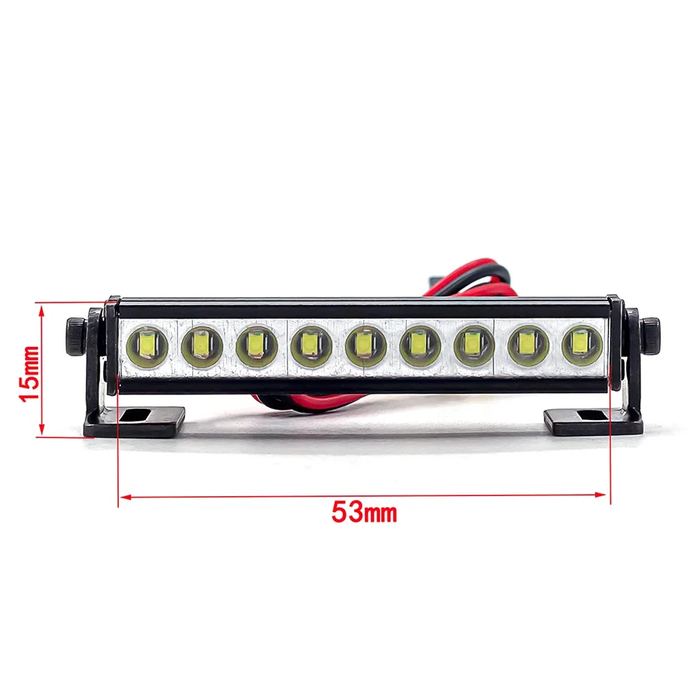 

Rc Car Roof Lamp 9/18/25 Led Light Bar For 1/10 Rc Crawler Trx4 Axial Scx10 90046 Scx24 Wrangler D90 Rubicon Body