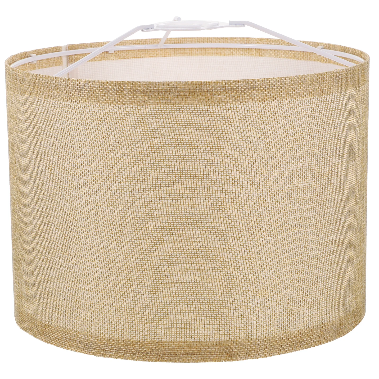 

Linen Lampshade Drum Lampshades Cylindrical Detachable Small Nightstand Light Shade for Table Lamp Bedroom Living Room
