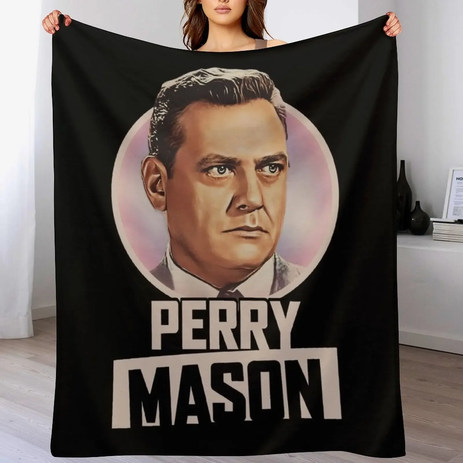 

Perry Mason Throw Blanket Warm Throw Blanket Gift for Anniversary