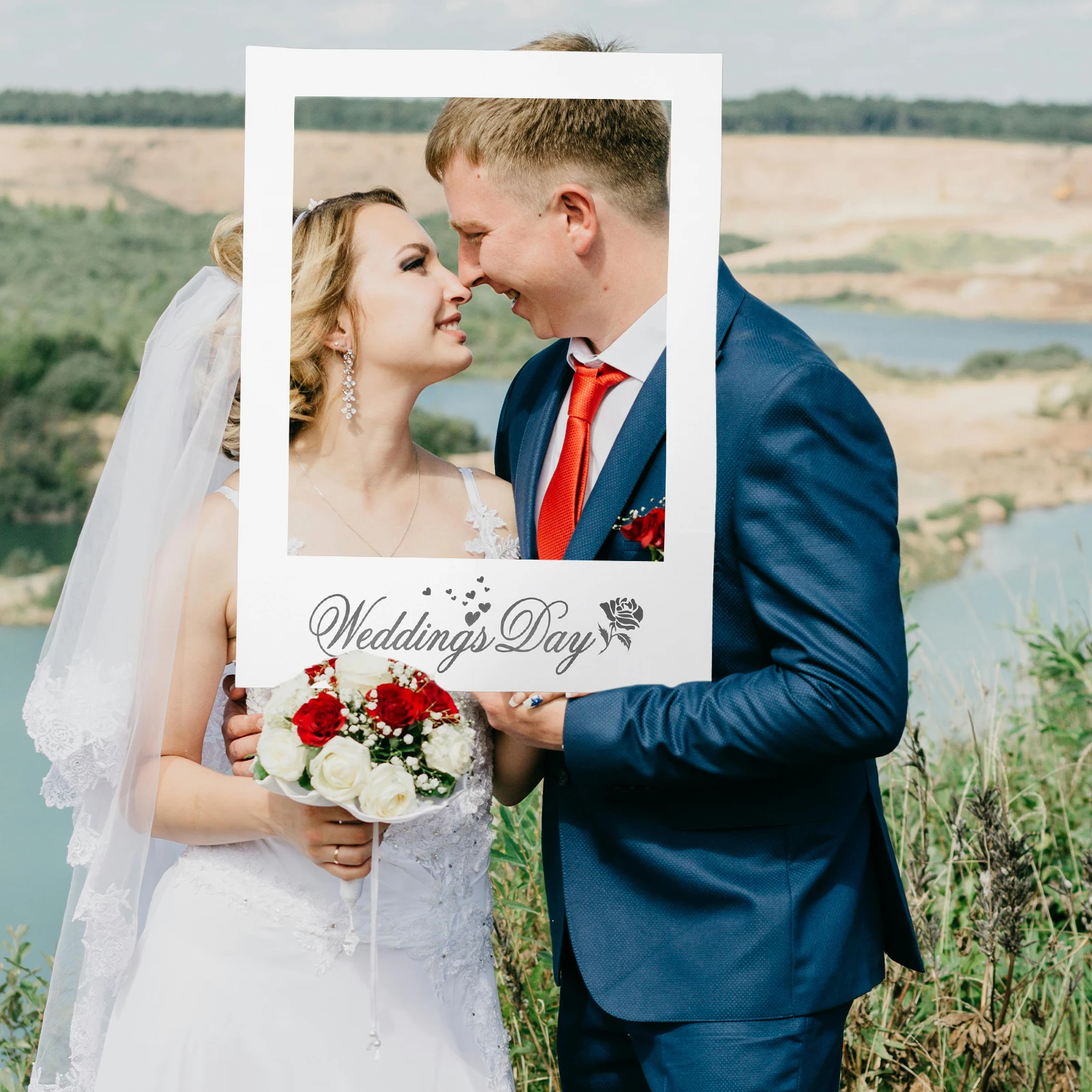 

Wedding Prop Paper Simple Fashion Party Decorations Party Props Photo Wedding Photo Props Prop Frame Picture Frame