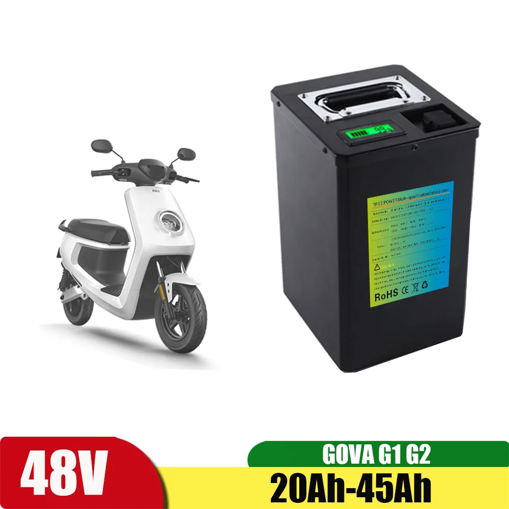 G1 G2 Electric Scooter Lithium Battery F2 48V 20Ah 25Ah 30Ah 35Ah 40Ah 45Ah Batteria + 5A Charger