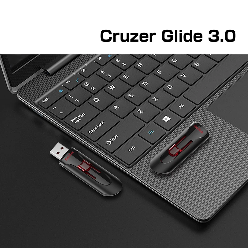 SanDisk Cruzer Glide 3.0 محرك فلاش USB 256 جيجابايت 128 جيجابايت 64 جيجابايت محرك القلم 32 جيجابايت ذاكرة عصا القلم محركات 16 جيجابايت U Disk CZ600 USB3.0 محرك