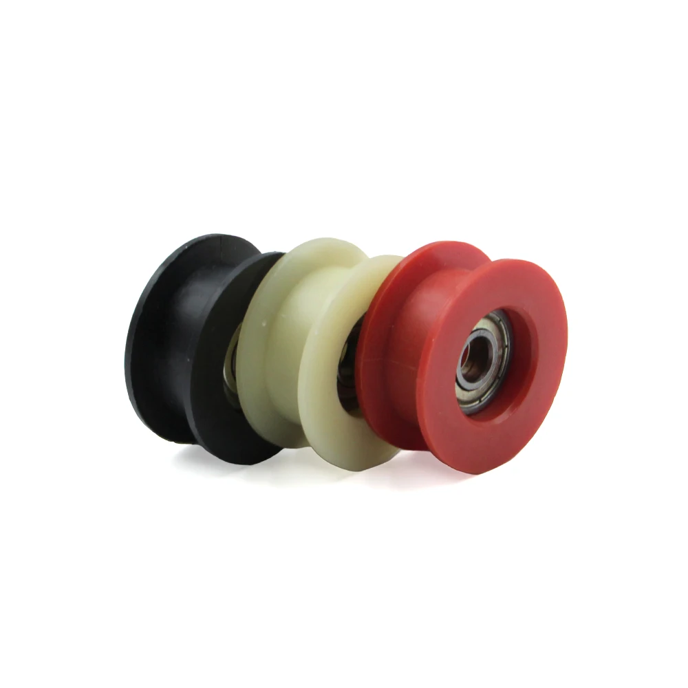 Kit com 3 rolos tensor de corrente de 9mm para motores 2 tempos de 49cc, 60cc, 66cc, 80cc, peças para bicicletas motorizadas a gasolina.