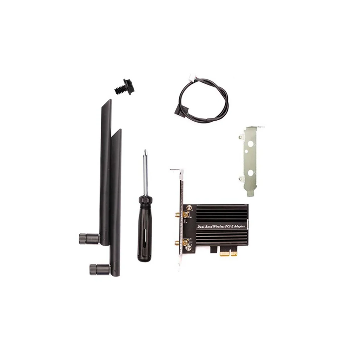 

Wi-Fi 6E PCIe Wireless Network Card 5G/6Ghz WiFi Adapter Bluetooth 5.2 PCI Express 802.11AX AX210 WiFi Card