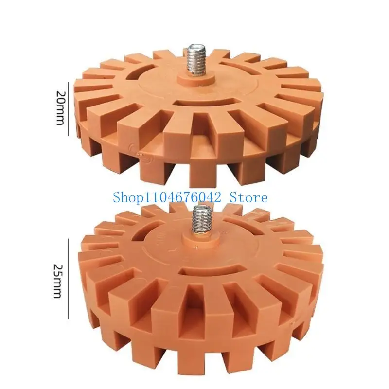 5asd High Performances Rubber Wheel Accessories Professional Grade Adhesive Removal Tool for Car for DIY Enthusiasts