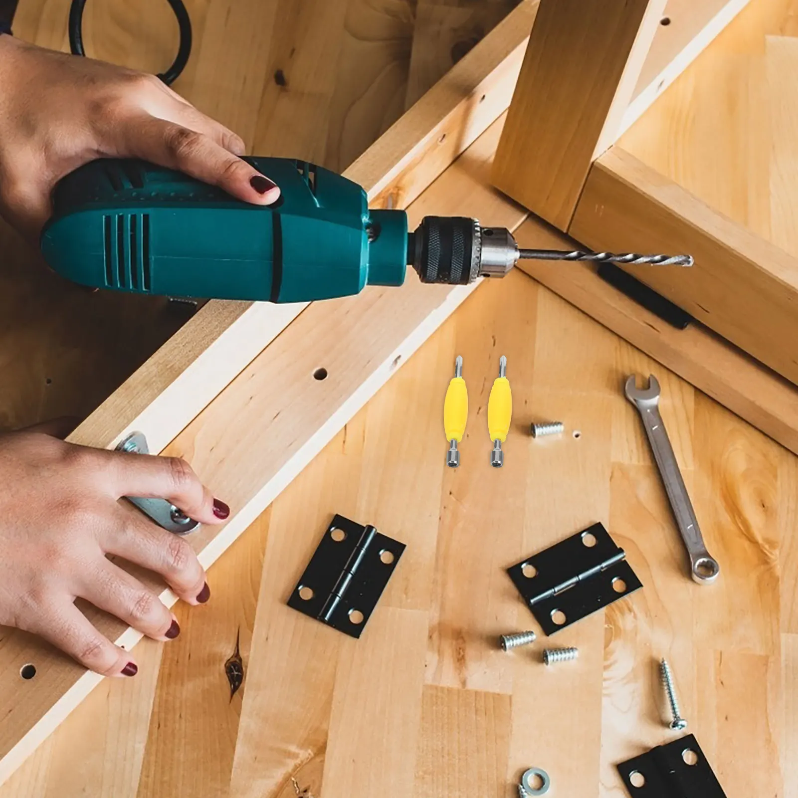 6個の指板ツール ミニドライバーセット 精密な修理とメンテナンス用 収納ケース付き 指板ツール