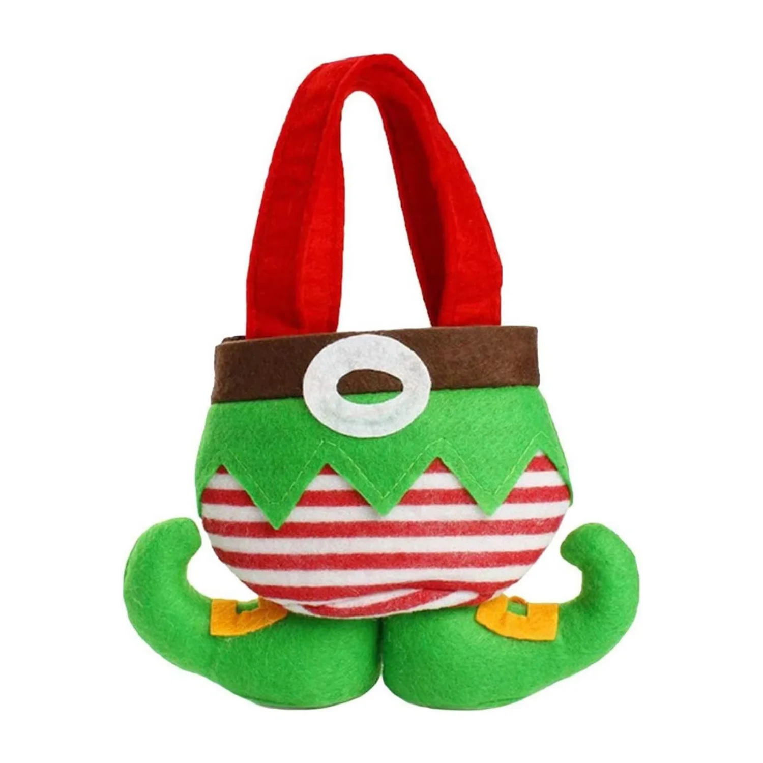 21cm elf -woven fabrics Candy Bag Christmas Decorations For  Christmas Bag Cute Kids Gift