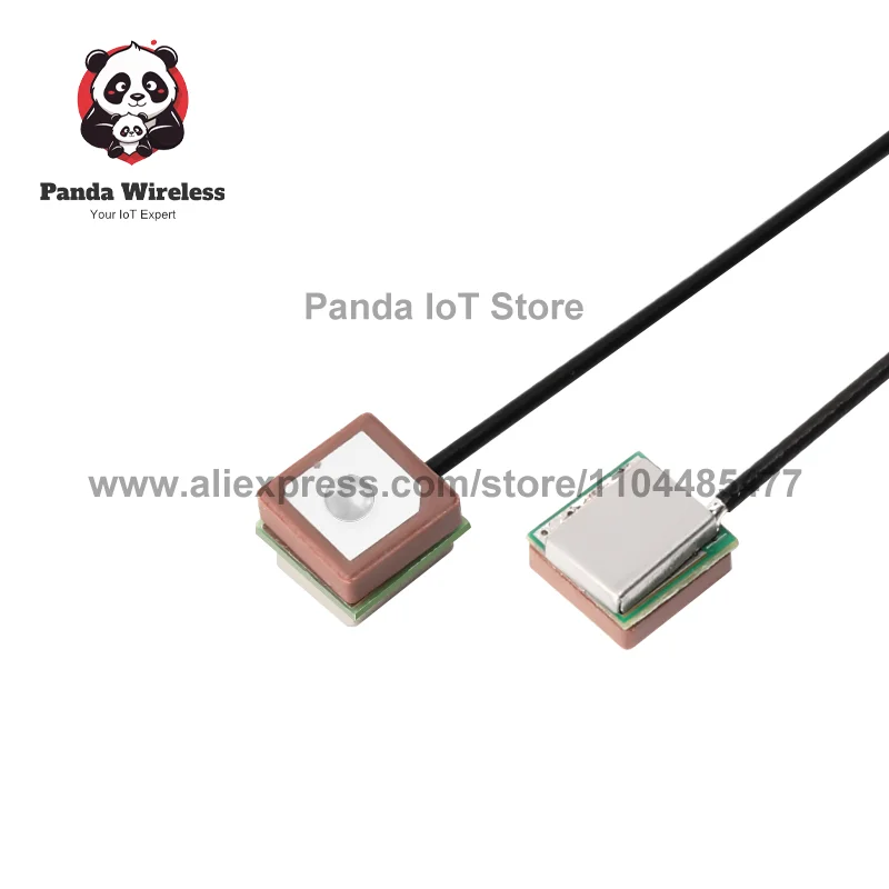 Beidou-antena GPS de cerámica de 12cm, 2 uds., activa integrada, 1575,42 Mhz, U.FL de alta ganancia para grabadora de conducción de coche de posición aérea UAV