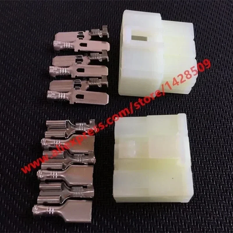 1 Pcs Auto Wire Connector 6 Pin 6070-6481 Female And Male Socket With Terminals