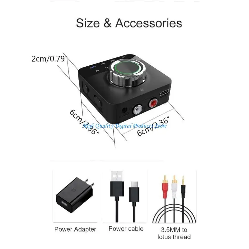 u2je bluetoothcompatible 5.0 오디오 수신기 지원 LDAC/APTX 고화질