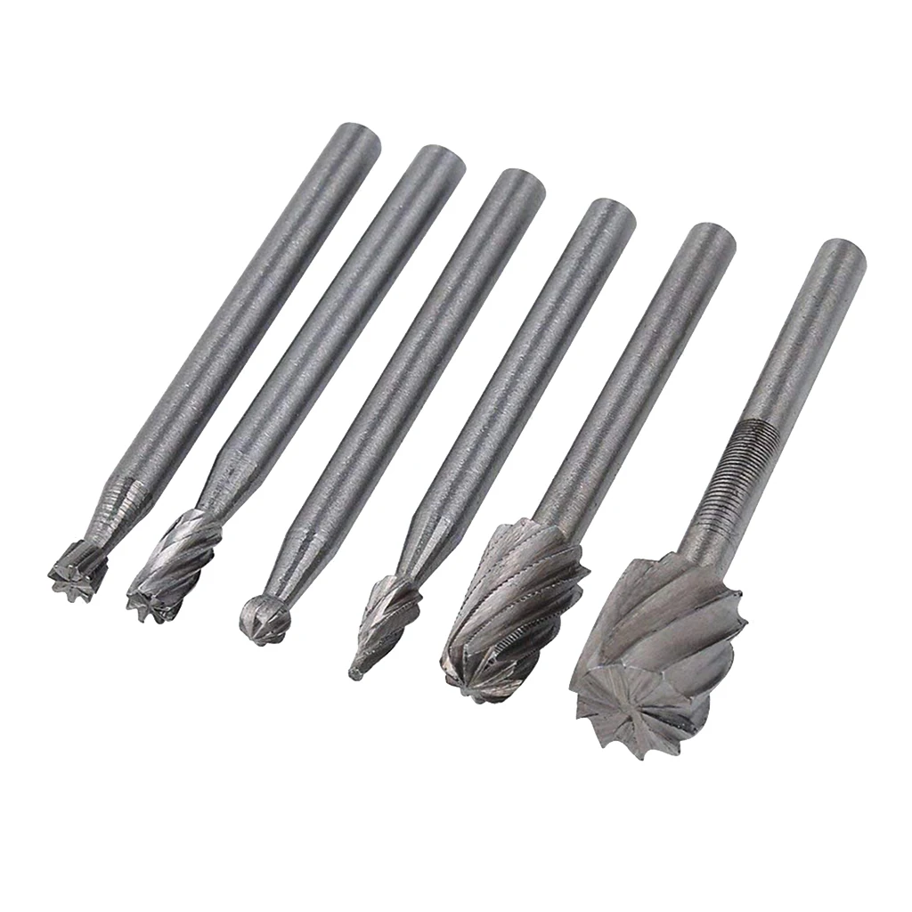 6Pcs Carbide Burr Set /8