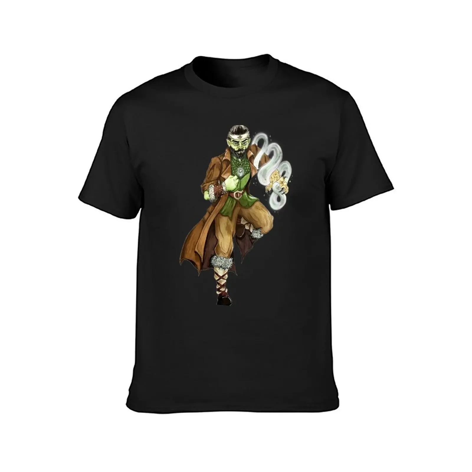 Half Orc Druid T-Shirt summer tops tops oversized t shirts for men