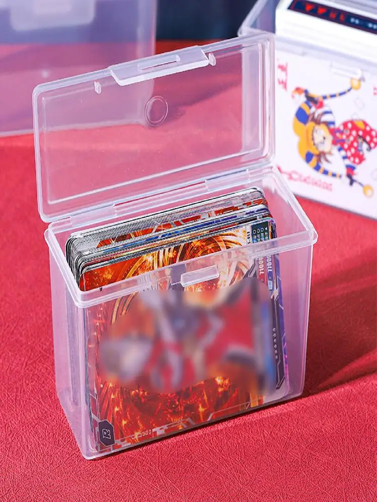 Boîte de rangement de cartes à jouer, étui de cartes à jouer de grande capacité, boîtes à cartes en plastique pour jeux de cartes à collectionner, collecteur de cartes