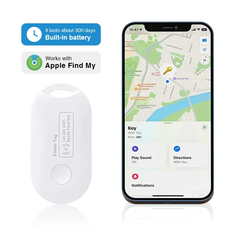 Mini GPS Bluetooth Tracker Smart Tag Global Locator For Apple Find My Anti-lost Finder Locator For Keys Wallet Car Pet Luggage