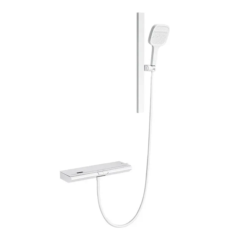 

Constant temperature shower set, bathroom bathroom with rack ambient light concealed shower set