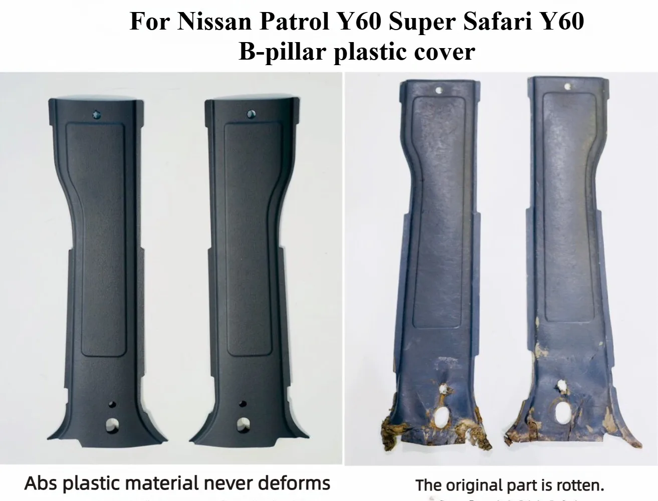 For Nissan Patrol Y60 Super Safari Y60 B-pillar Plastic Cover Replacement Interior Parts