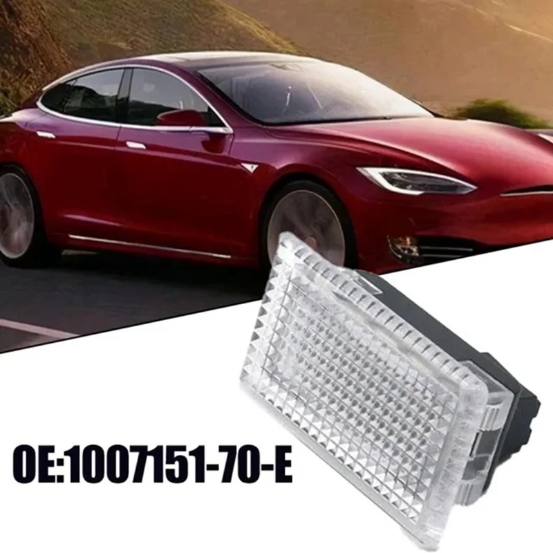 Automobile LED Welcome Light Door Control Light For Tesla Model 3/Y Spare Parts Accessories Parts 100715170E 1007151-70-E