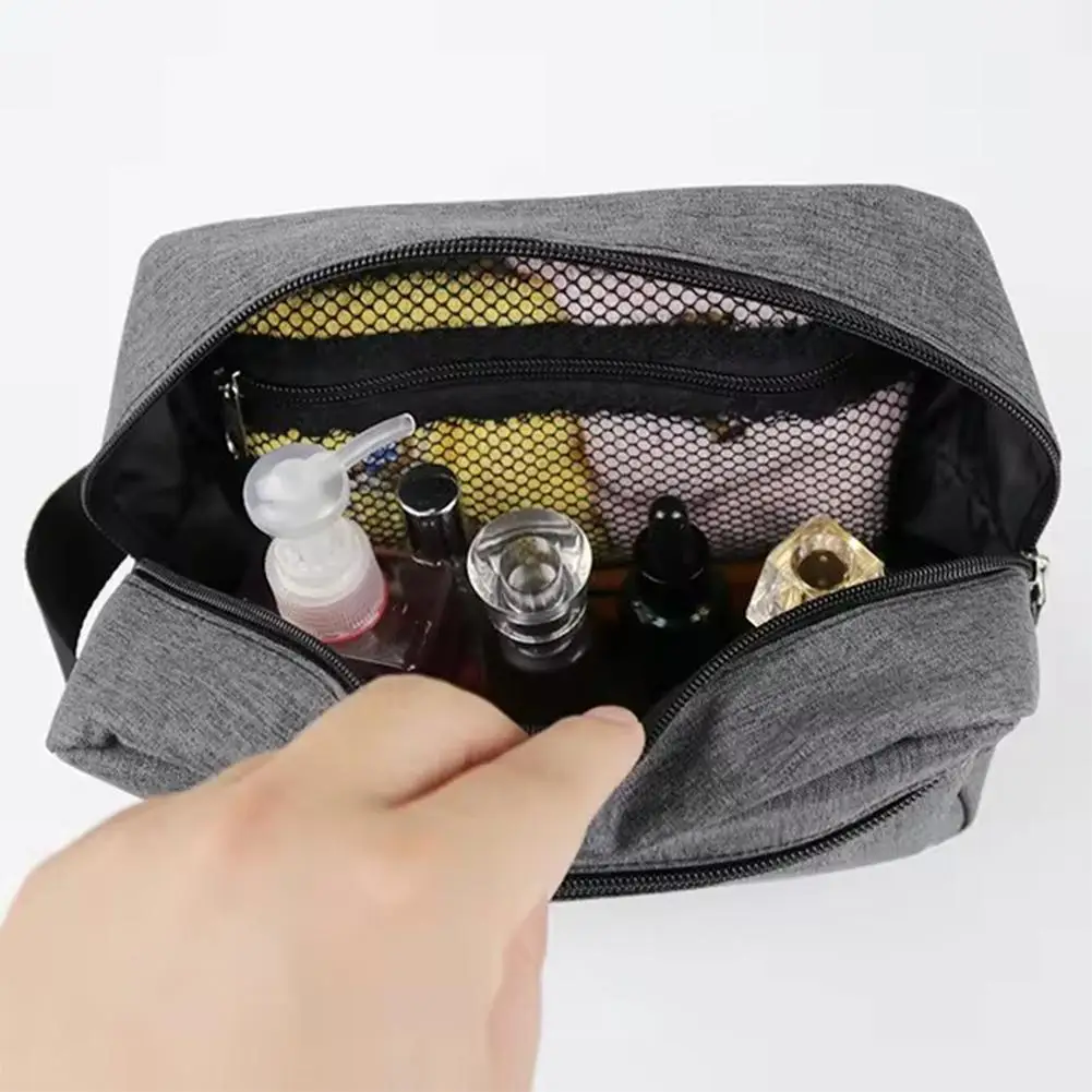 Bolsa de aseo de moda, Juego de Bolsa de maquillaje, bolsa de almacenamiento impermeable portátil, bolsa de aseo de gran capacidad para viajes