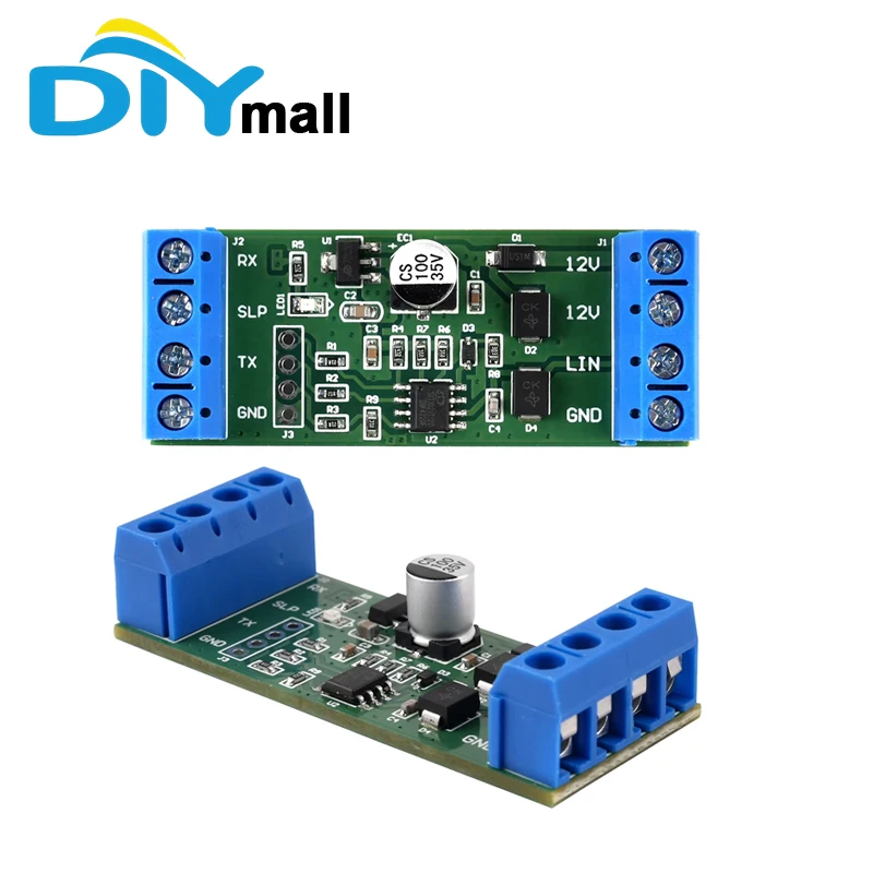 UART to LIN Bus Converter Module 3.3V 5V MCU Board Parts Set Compatible for Automotive Diagnostics Embedded Systems TTL Serial