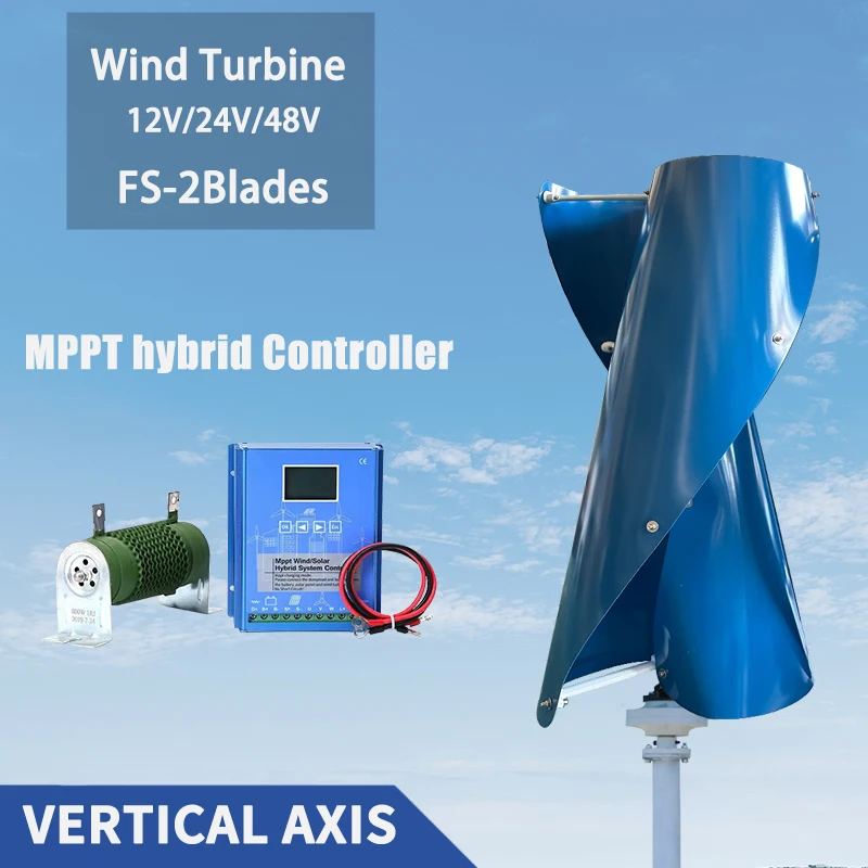 

New Energy Windmill 10000w 15000W 24v 48v 12v Vertical Wind Turbine Generator Maglev Generator MPPT Controller