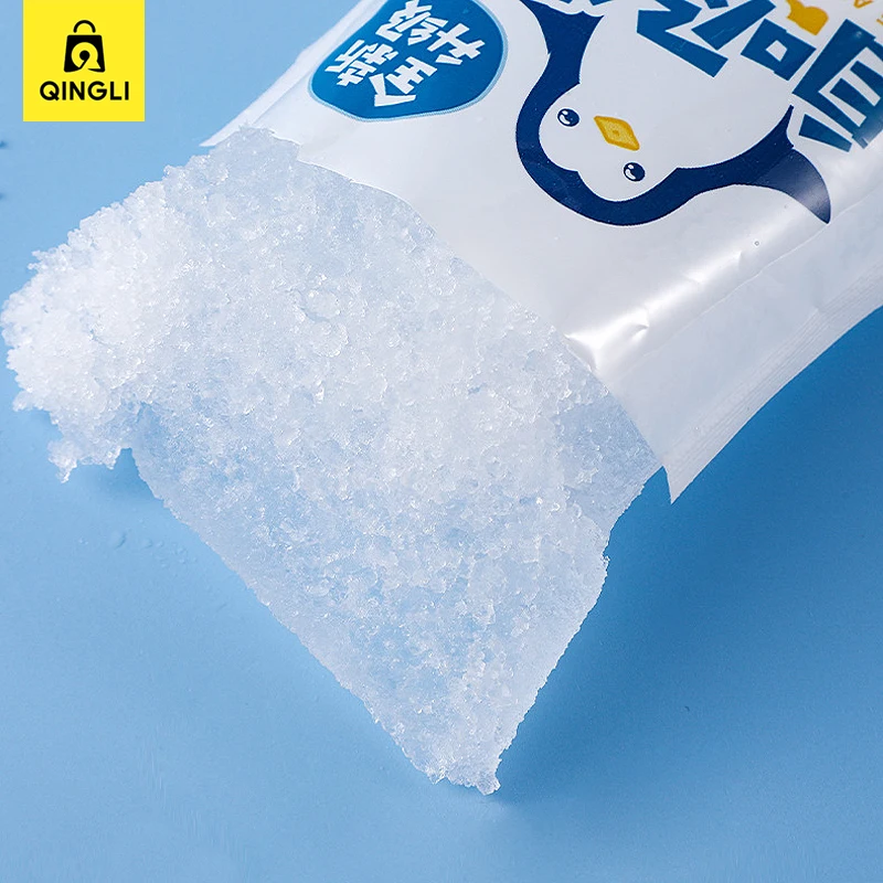 New Nonwoven Ice Bag Gel Water Absorbing Ice Pack Reusable Pain Cold Compress Cooler Bag Drinks Fruit Food Refrigerate Ice Packs