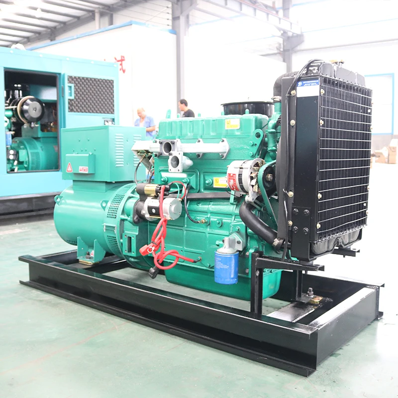 Customized Power Generator Set 30kVA 50kVA 110kVA Silent Type Diesel Generator Machine Home Industrial Electric Genset Dynamo