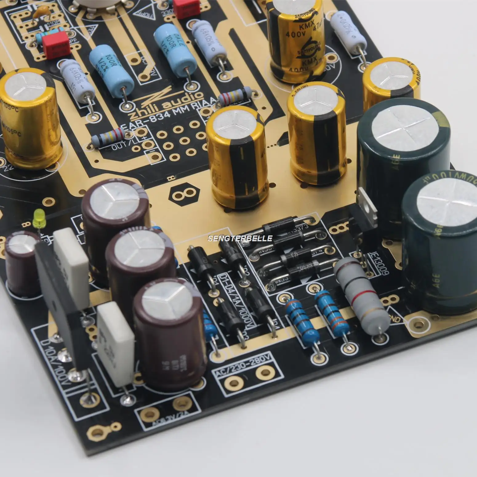 HiFi MM RIAA الأقراص الدوارة EAR834 أنبوب ستيريو الصوت فونو مكبر للصوت مجلس عدة