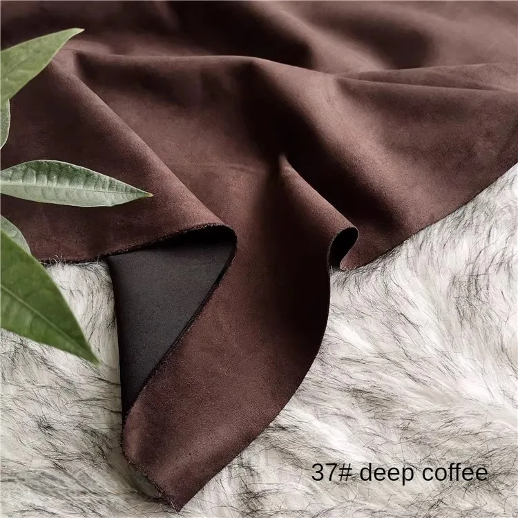 Thickend Brushed Sofa Suede Fabric By Meters for Clothing Skirts Curtains Sewing Elastic Plain Fashion Smooth Drape Textile Soft