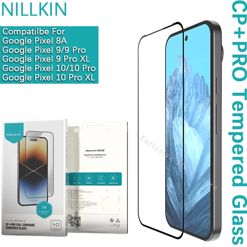 Nillkin For Google Pixel 10 Pro XL/Pixel 9 Pro XL/8A CP+PRO Explosion proof high-definition tempered glass film protective film
