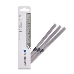 12pcs Microdont Dental Tooth Interproximal Stripping Double-sided Stainless Steel Abrasive Strip