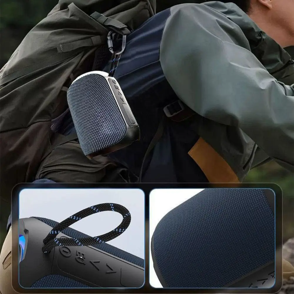 

Sound Bluetooth Speaker TWS Stereo Portable Loudspeaker Audio Player with Rope Wireless Bluetooth Speaker Music Player