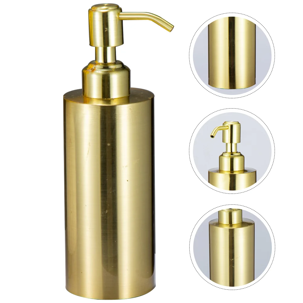 

Lotion Bottle Liquid Container Soap Dispenser Hair Shampoo Body 304 Stainless Steel Plastic Liner Bathroom Travel