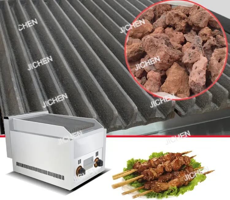 

Новый Коммерческий Газовый Гриль с Лавой / Газовый Гриль с Лавовой Плитой