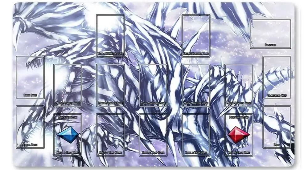 

YuGiOh Playmat Коврик для карточных игр Игровые коврики, совместимые с OCG + бесплатная сумка - 613031