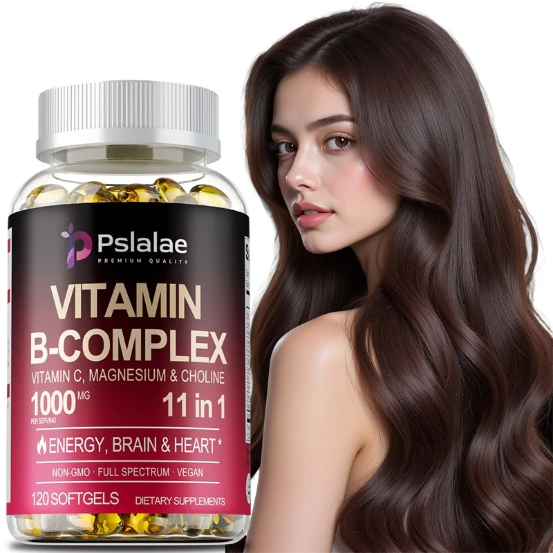 

Organic Vitamin B Complex - Supports Nervous System Health, Enhances Brain Function, Improves Immunity and Cellular Energy