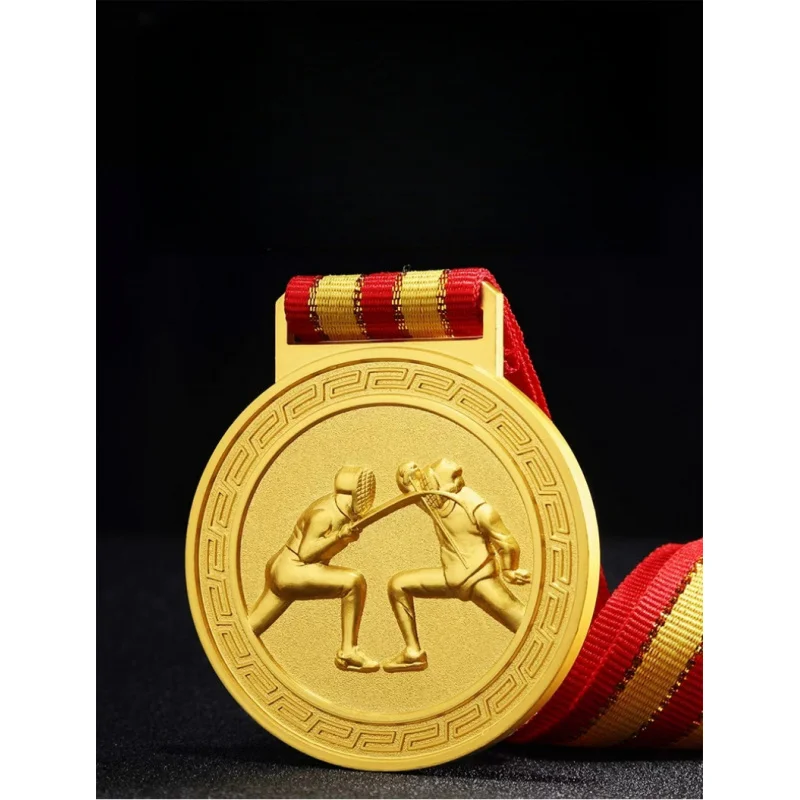 

Fencing medals - commemorative gold, silver and bronze medals for the top three finishers in the youth sports competition