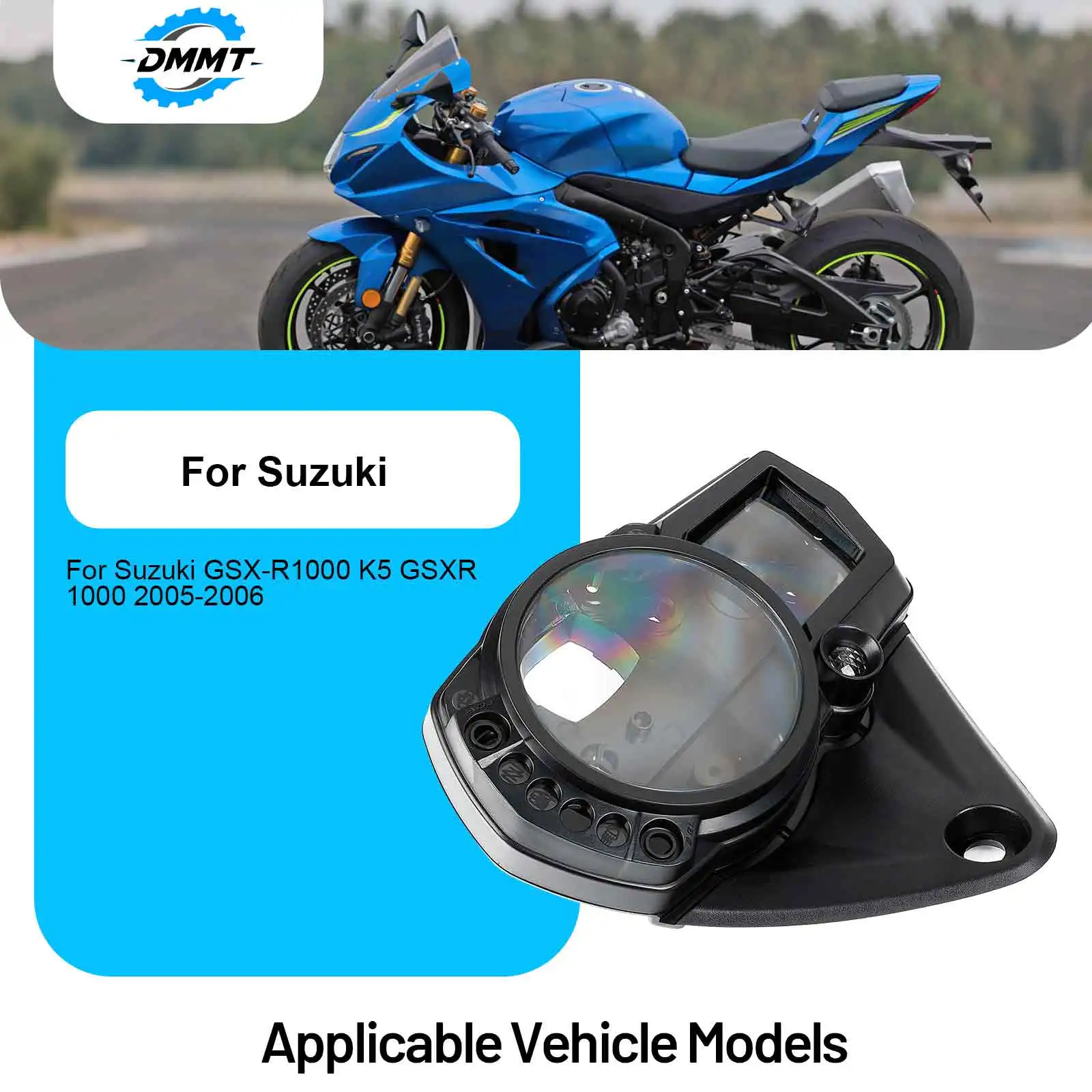 

For Suzuki GSX-R1000 K5 GSXR 1000 2005-2006 Motorcycle Speedo Meter Gauge Motorcycle Speedometer Instrument Gauge Case Cover
