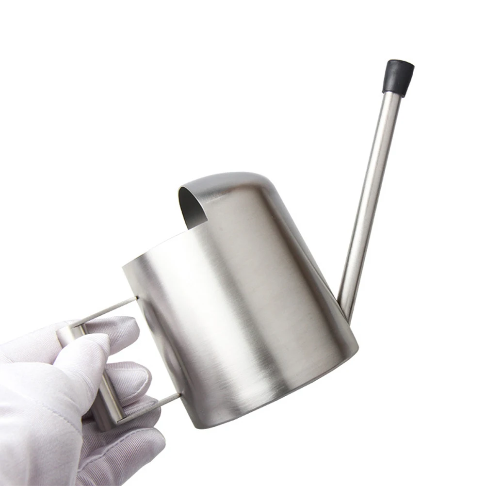 

300 Ml Watering Can Long Mouth Easy Refill Durable Steel Gardening Tool for Plants Succulents Flower Pot Irrigation