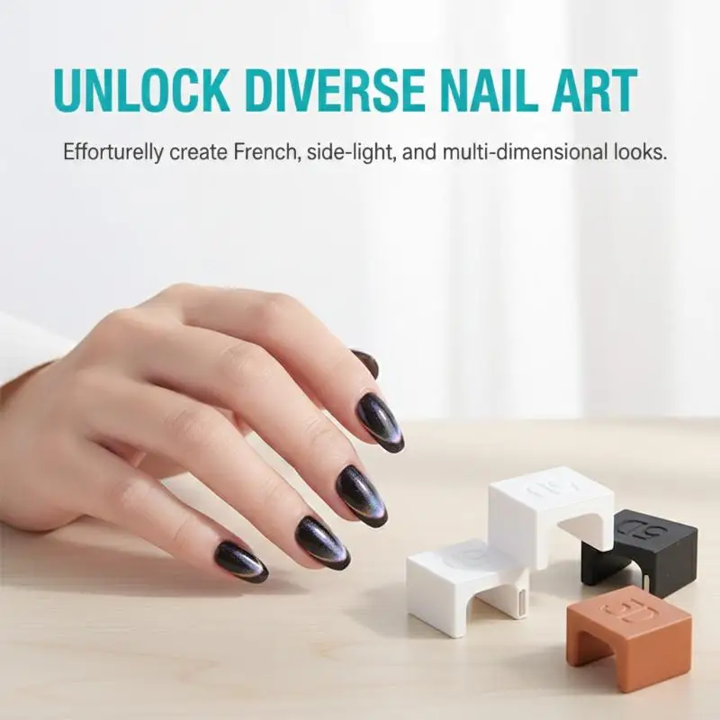 

Cat Eye Magnet Wide Edge 5D Light Effect Automatic Cat Eye Suction Professional DIY Salon Home Use French Cat Eye Nail Art Tool