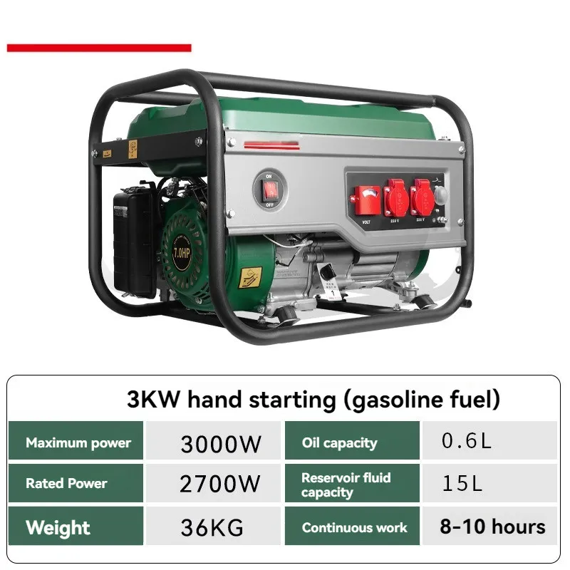 

3.5kw New Electric Generator Household Liquefied Natural Gas
