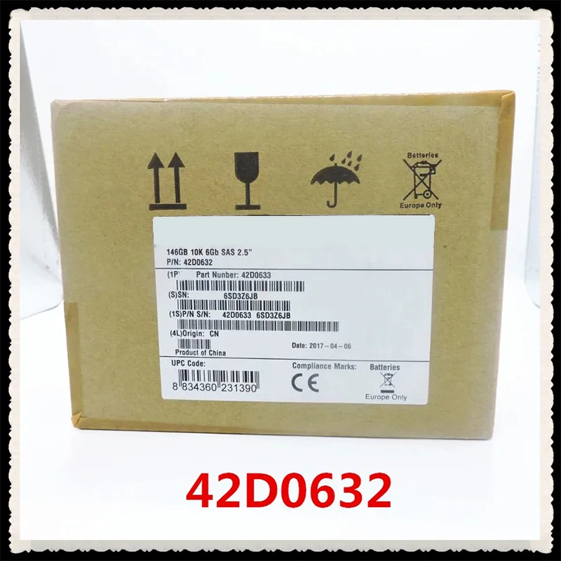 100% Baru Dalam Kotak 3 Tahun Garansi 6Gb SAS Vaz 42D0633 146G 42D0632 ST9146803SS Membutuhkan Lebih Banyak Sudut Foto, Silakan Hubungi Saya