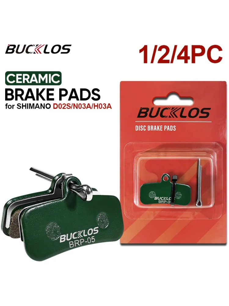AliExpress BUCKLOS Ceramic Bike Brake Pads Durable Bicycle Hydraulic Disk Brake Pads Wear-resistant Rotor Disc Pads for SHIMANO D02S N03A