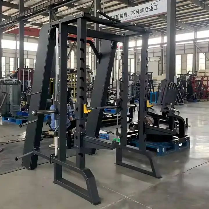 Hot Sale Commercial Fitness Equipment Factory Price Multi-Functional Smith Machine Gym Squat Leg Back Strength Training Power