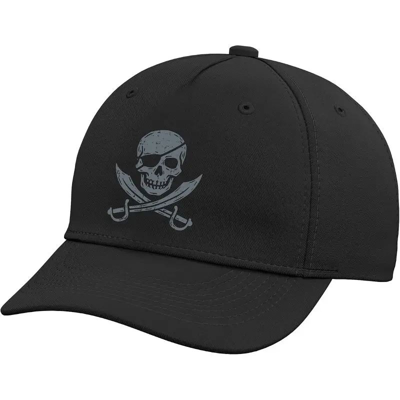 Halloween Pirate Skull Crossed Swords Costume Men Women Kids Adjustable Baseball Hat