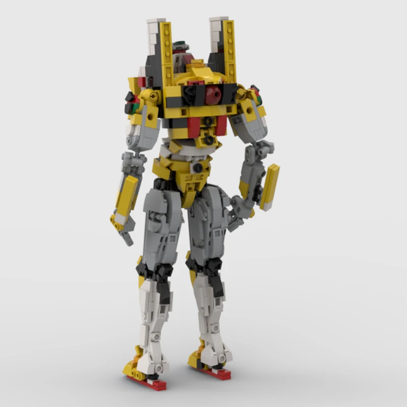 807 sztuk Science Fiction bitwy Mech jednostka 00 klocki do budowy montaż Robot Cyber ​​Brick technologia dla dorosłych zabawka figurka MOC-220469