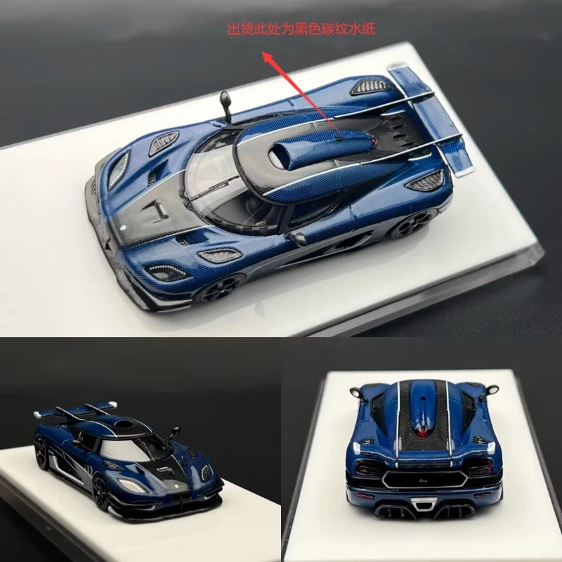 1-64-supercarro-de-carbono-azul-de-edicao-limitada-ornamento-de-exibicao-de-colecao-de-modelo-de-carro-de-simulacao-em-miniatura-estatica-de-resina-presente-de-menino
